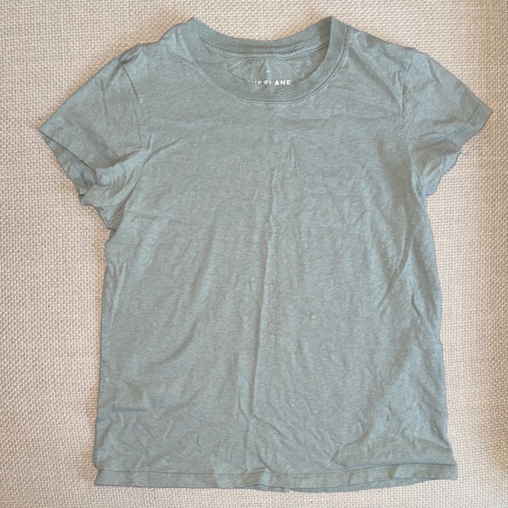 Everlane Women's Light Gray Short Sleeve Tee